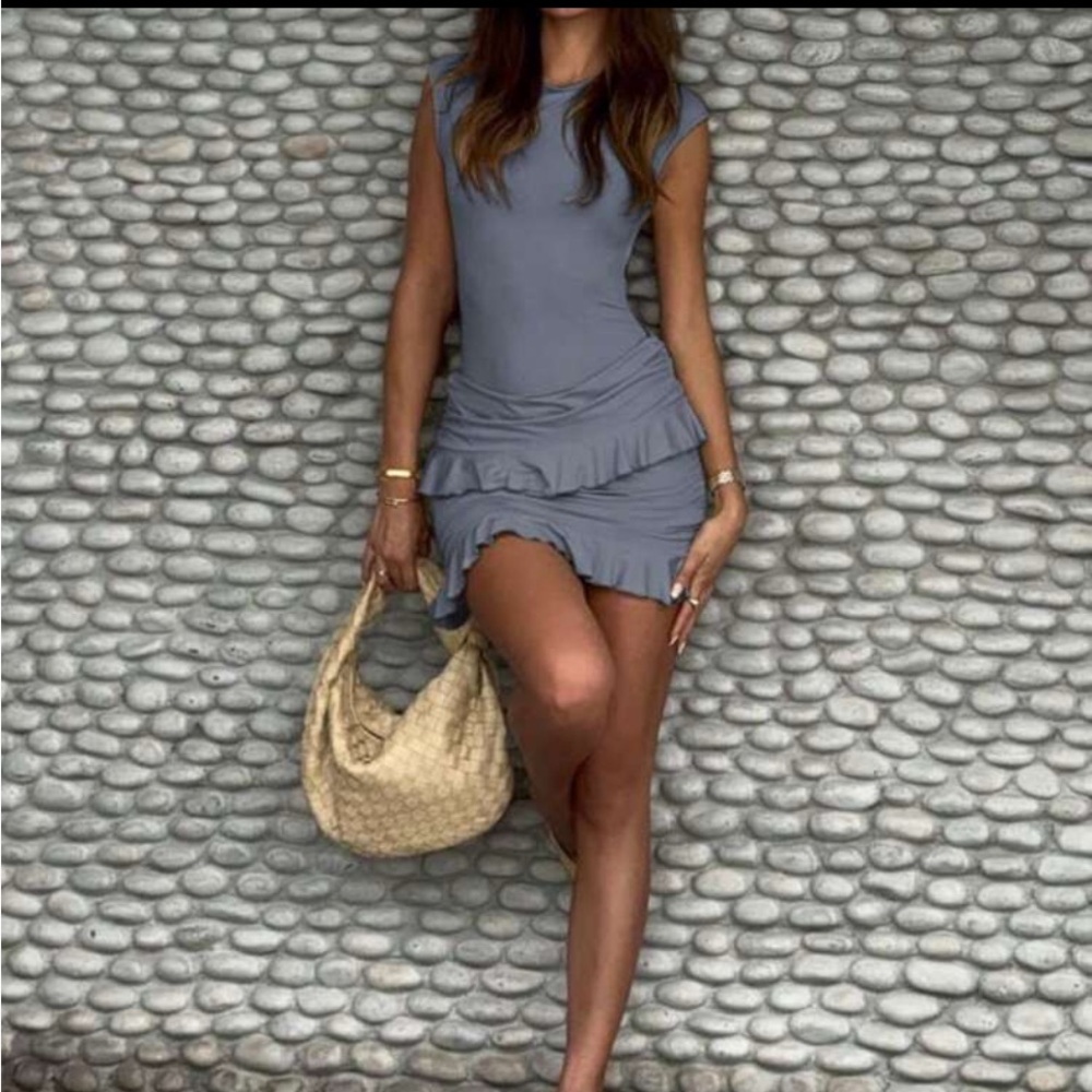 Gray Sleeveless Dress